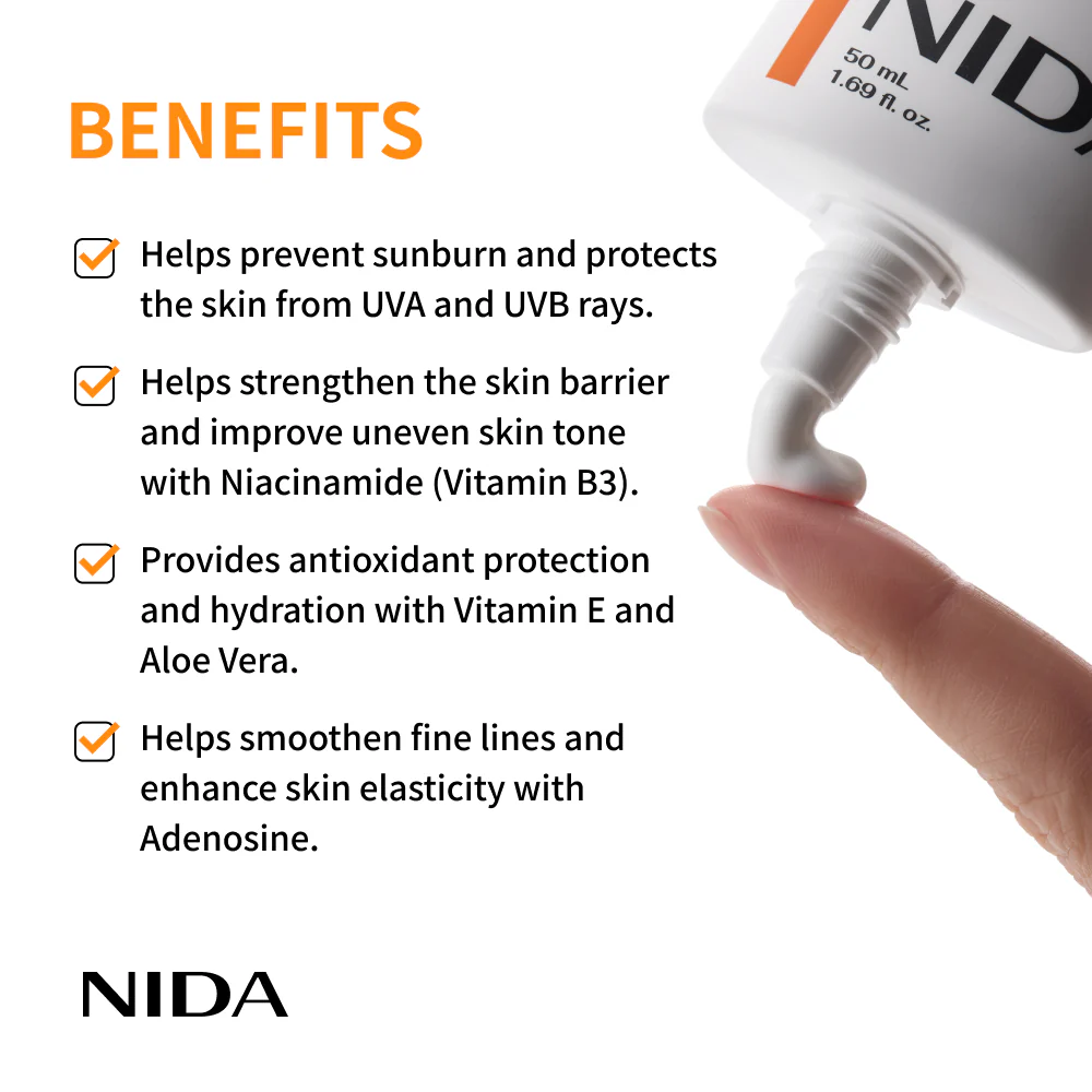 NIDA Invisible Fit Sun Cream for Face & Body - Image 3