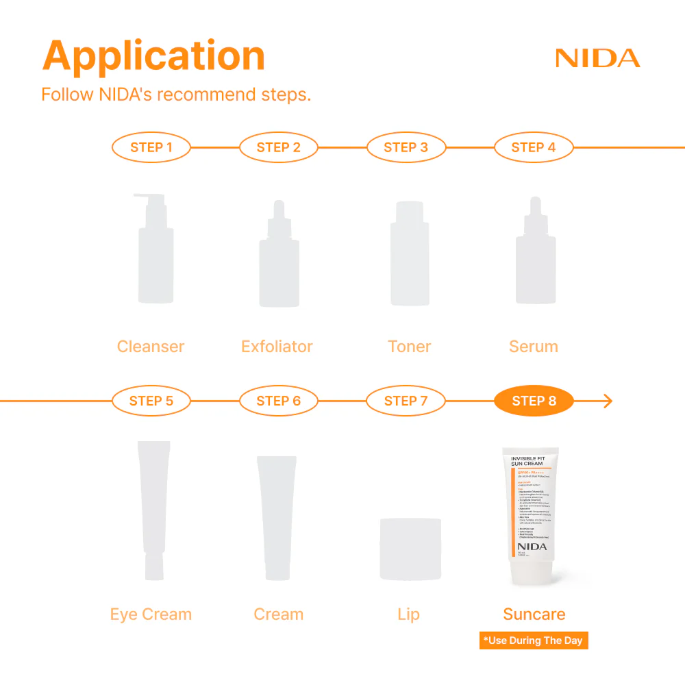 NIDA Invisible Fit Sun Cream for Face & Body - Image 7