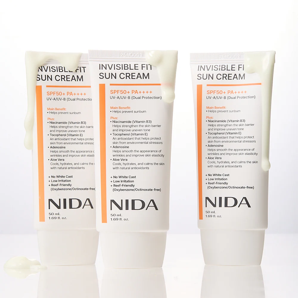 NIDA Invisible Fit Sun Cream for Face & Body - Image 9